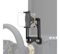 ＳＴＲＡＳＳＥ STRASSE Extended Smartphone Holder for FANATEC DD Series Adjustable Height Mount with 17mm Ball Joint, Anti-Slip Clamp Compatible with DD Pro, CSL DD, Podium DD1/DD2, ClubSport DD, DD Extreme