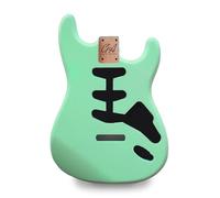 Strat Guitar Body Nitro, Poly, Unfinished Alder Ash Guitar Anatomy® Stratocaster (2-Piece Alder - Seafoam Green - Nitro Satin)