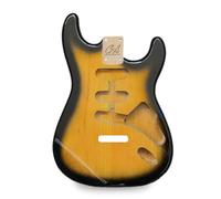 Strat Guitar Body Nitro, Poly, Unfinished Alder Ash Guitar Anatomy® Stratocaster (2-Piece Alder - Tobacco Burst - Poly Gloss)