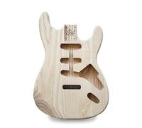 Strat Guitar Body Nitro, Poly, Unfinished Alder Ash Guitar Anatomy® Stratocaster (3-Piece Ash - Unfinished)