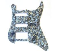 Strat guitar pickguard/scratch plate humbucker single coil in black pearl