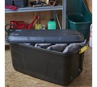 Storage Box XW440-BLK/YEL-EX 145 L Black Polypropylene 94 x 52 x 45 cm