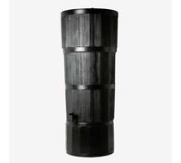 Strata 150 Litre Black Oak Effect Water Butt Kit