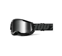 100percent Strata 2 Mask Black Silver Mirror/CAT2