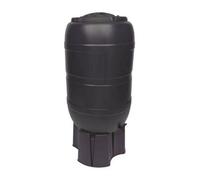 Strata 210L Classic Water Butt Set - Black Recycled Plastic, Includes Tap And Lid