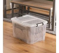 Strata 65L Smart Box & Non Folding Lid-Clear