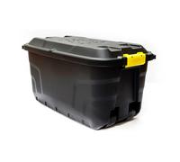 Strata 75 Litre Heavy Duty Plastic Smart Box Trunk Lid with Clip Lock