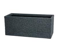 Strata Amalfi Pewter Plastic Rectangular Planter (H)30Cm (W)30Cm (D)60Cm