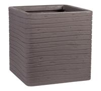 Strata Banbury Range Cappuccino Plastic Square Planter (H)30Cm (W)30.5Cm (D)30.5Cm