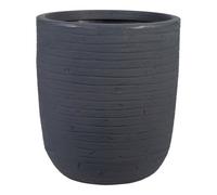 Strata Banbury Range Graphite Plastic Round Planter (H)40Cm (W)35Cm (D)35Cm