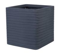 Strata Banbury Range Graphite Plastic Square Planter (H)30Cm (W)30.5Cm (D)30.5Cm