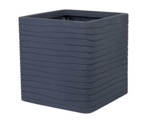 Strata Banbury Range Graphite Plastic Square Planter (H)30Cm (W)30.5Cm (D)30.5Cm