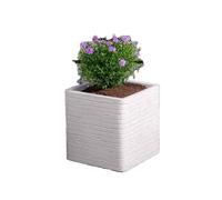 Strata Banbury Square Planter in Stone Strata Stone