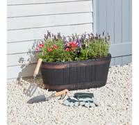 Oakwood Barrel Trough Planter