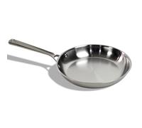 STRATA Carbon Steel Clad 10.5" Frying Pan Skillet, 3-Ply Carbon Steel Cookware with Aluminum Core, Lightweight (2.4 lbs), Even Heating, Stick-Resistant When Seasoned, Versatile & Fast-Heating