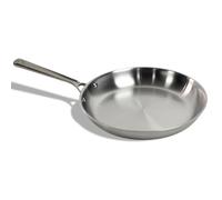 STRATA Carbon Steel Clad 12.5" Frying Pan Skillet, 3-Ply Carbon Steel Cookware with Aluminum Core, Lightweight (3.0 lbs), Even Heating, Stick-Resistant When Seasoned, Versatile & Fast-Heating