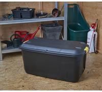Storage Box XW440-BLK/YEL-EX 145 L Black Polypropylene 94 x 52 x 45 cm