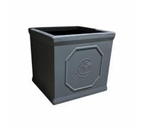 Strata Heritage Square Planter Graphite (38Cm)