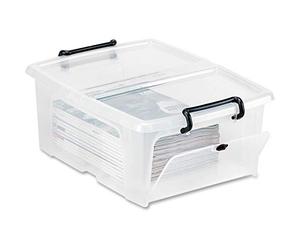 Strata HW695 Clip on Folding Lid Opens Smart Box - Clear