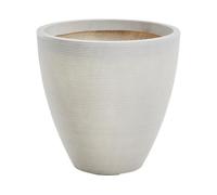 Strata Large Valencia Planter 40cm Diameter 30cm Height -Stone