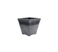 Strata Milano Tall Square Planter 33 Centimetres Pewter