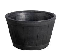 Strata Round Oak Effect Barrel Planter
