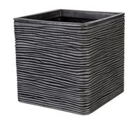 Strata Small Square 30cm Amalfi Planter (Pewter)