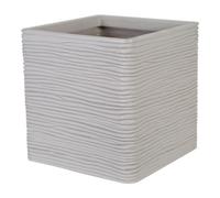 Strata Small Square 30cm Amalfi Planter (Stone)
