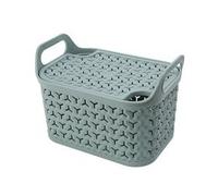 Strata Small Urban Store Basket with Lid 4L Green XW122-LPG-VW