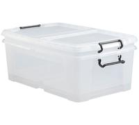 Strata Smart 2 x 50L Underbed Recycled Plastic Storage Boxes