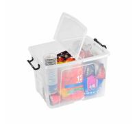 Strata Smart Plastic Storage Box with Folding Lid 40 Litre