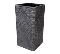 Strata Tall Amalfi Square Planter (Pewter)