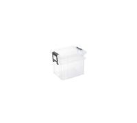 Strata Two Tier StackMaster Clear Plastic Storage Box - 35L with 10L Top Box