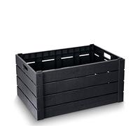 Strata Grey Wood Effect Folding Crate 60 Litre