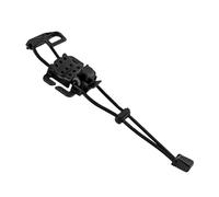 Strategic Backpack Clip | Multipurpose Hangable Buckle Lightweight Secure Holder Strong Grip Outdoor Utility Easy Use | Backpack Accessories Gear Organizer Fastener For Walking Stick Hiking Ca, black