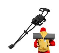 Strategic Backpack Strap Clips | Multipurpose Elastic Binding Buckle,Walking Stick Fixed Clip, Backpack Accessories, Gear Organizer Fastener