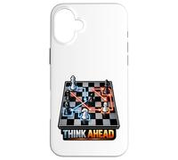 Strategic Chess Player Mindset Board Game Case for iPhone 16 Plus