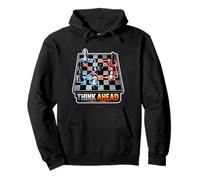 Strategic Chess Player Mindset Board Game Pullover Hoodie