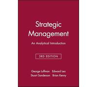 Strategic Management: An Analytical Introduction