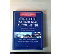 Strategic Managerial Accounting: Hospitality, Tourism & Events Applications
