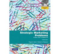Strategic Marketing Problems: Cases and Comments: International Edition