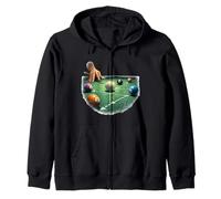 Strategic Shot Planning Concept Art Zip Hoodie