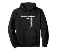 Strategic Silence Never Let Them Know Your Next Move funny Pullover Hoodie