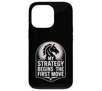 Strategy Begins First Move Chess Player Tactic Case for iPhone 13 Pro