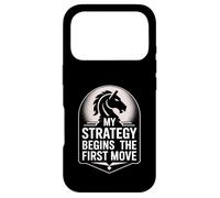 Strategy Begins First Move Chess Player Tactic Case for iPhone 17 Pro