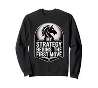 Strategy Begins First Move Chess Player Tactic Sweatshirt