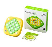 Strategy Board Games | Chess Board Game | Puzzle Multi-function Rotating Desktop Logic Toys | 14.5×14.5cm | Handy Design | Easy To Apply | For 2 Players Family Night