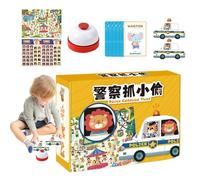 Strategy Games for Kids | Board Game Thief Catching Learning Toys,Training Puzzle Toys Two-Player, Family Night Fun for Home, Travel, Camping, Supplies