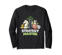 Strategy Master Strategic Thinking Mindset Design Long Sleeve T-Shirt