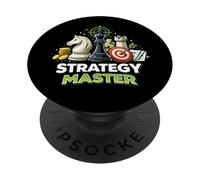 Strategy Master Strategic Thinking Mindset Design PopSockets Adhesive PopGrip